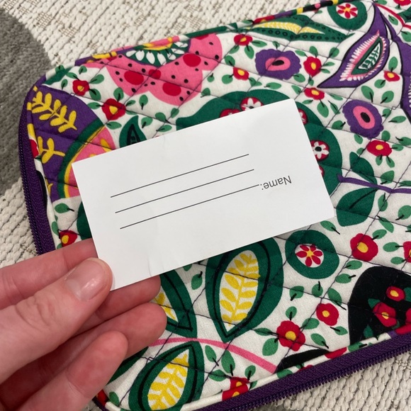 VERA BRADLEY Mini Tablet E-Reader Sleeve Case VIVA LA VERA padded Colorful print - Picture 8 of 12